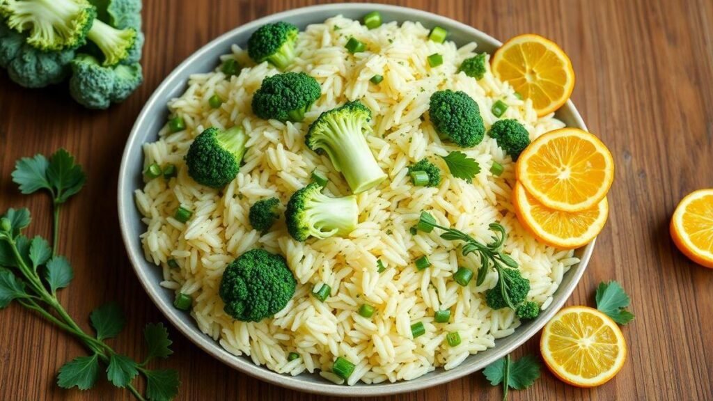 arroz-integral-com-brocolis-e-cenoura-saboroso-e-nutritivo-em--minutos-com-ingredientes-simples