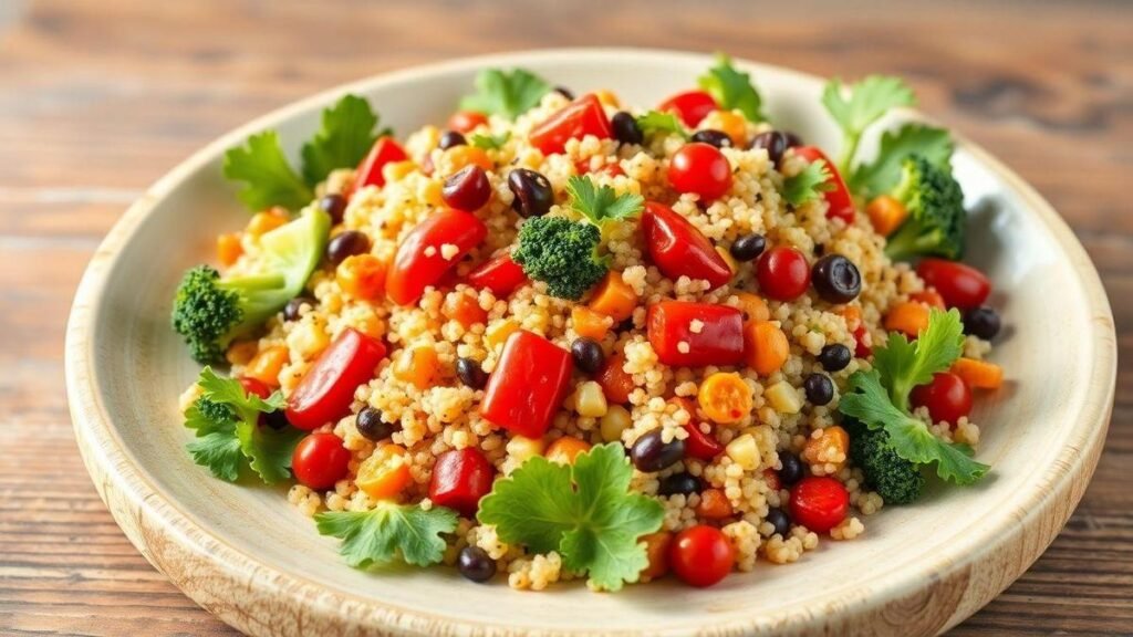 salada-de-quinoa-com-legumes-grelhados-deliciosa-e-leve-preparo-rapido-em-apenas--minutos-com-ingr